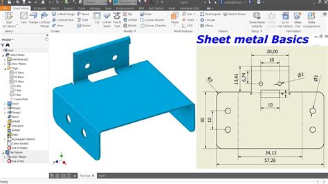 autodesk inventor sheet metal|inventor sheet metal exercises pdf.